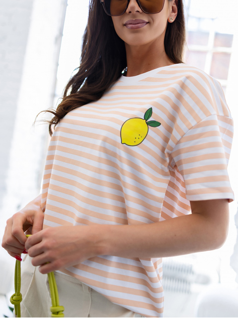 BLUZKA CITRON BRZOSKWINIOWA