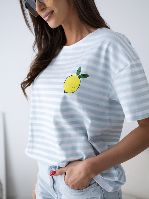 BLUZKA CITRON MIĘTOWA