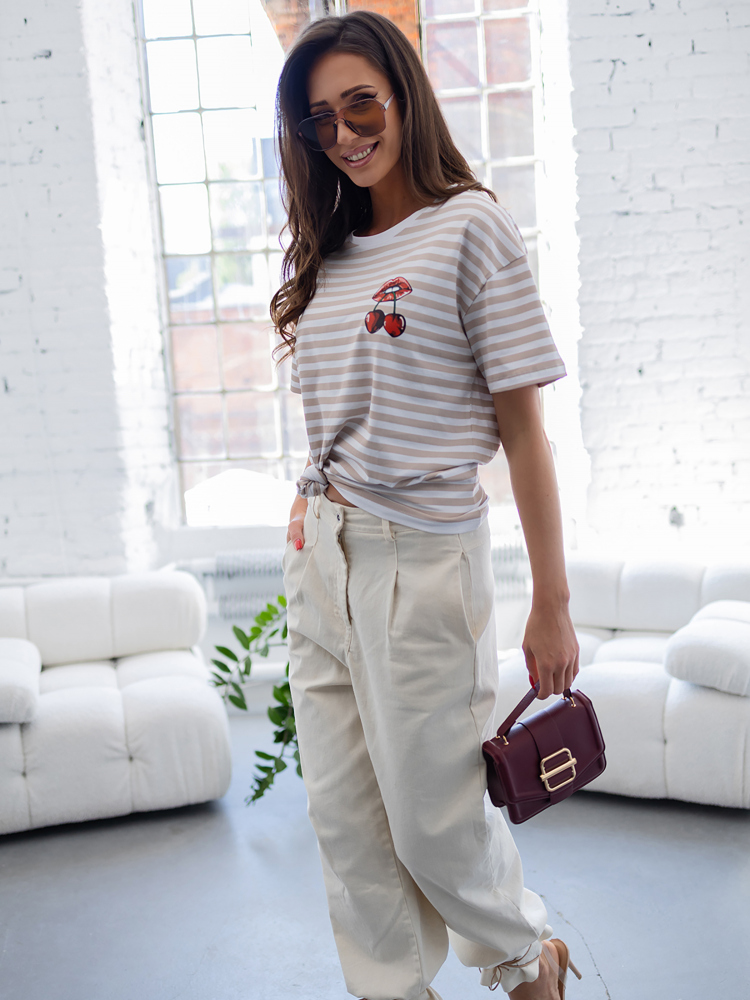 BLUZKA CERISES BEŻOWA