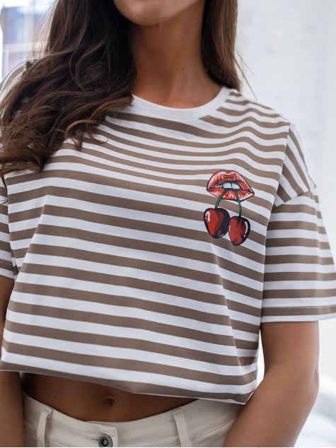 BLUZKA CERISES BRĄZOWA