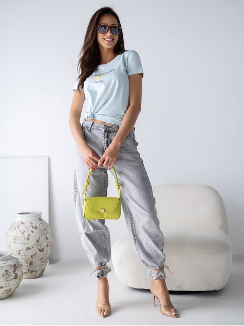 BLUZKA EMARIA BŁĘKITNA