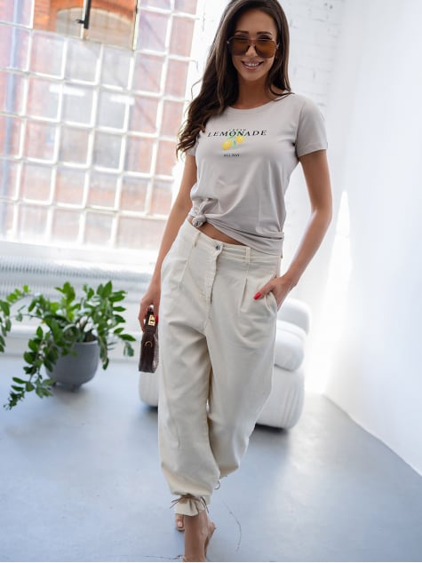 BLUZKA EMARIA BEŻOWA