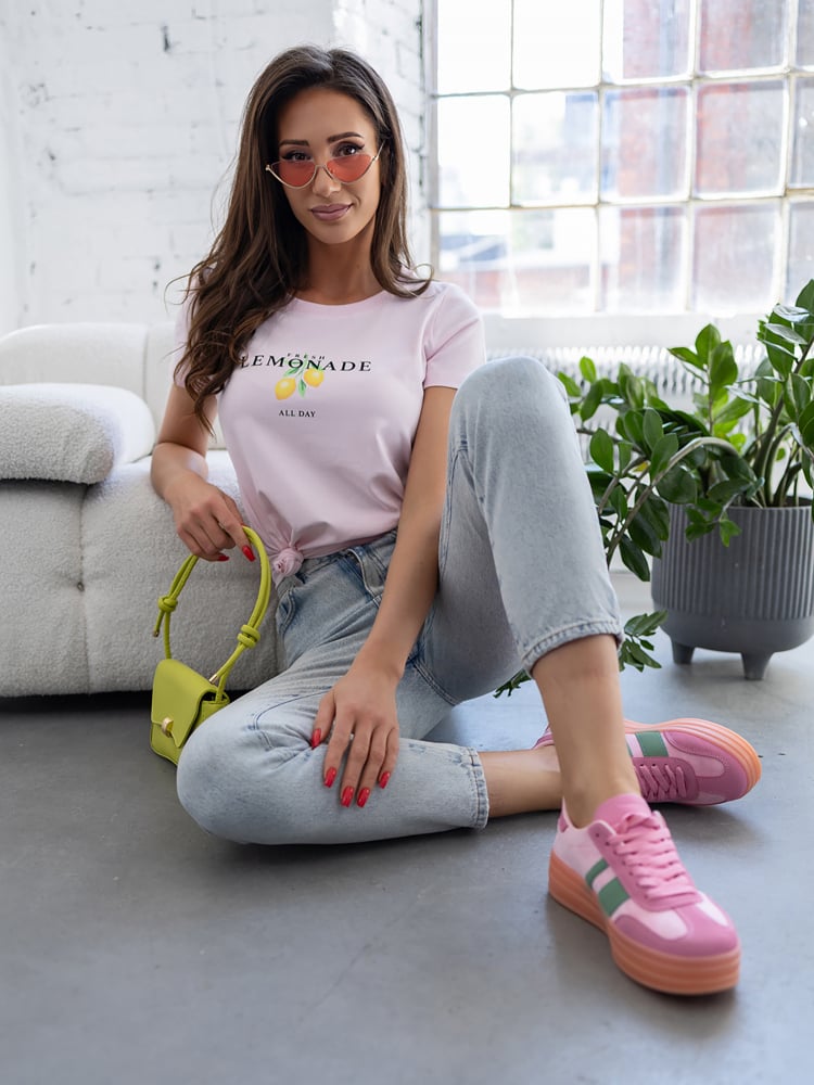 BLUZKA EMARIA PUDROWY RÓŻ