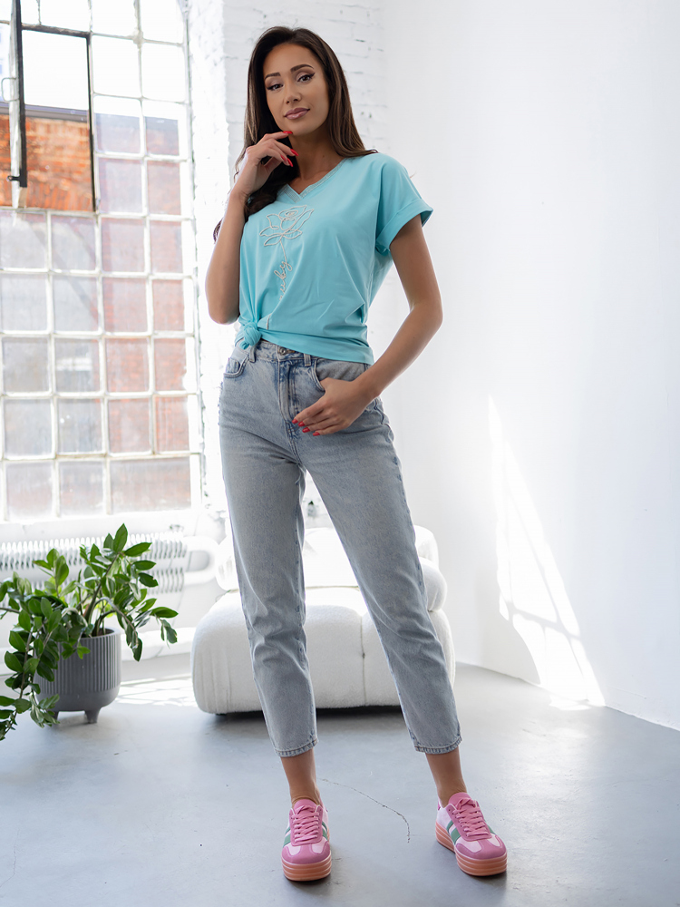 BLUZKA ELISORA MIĘTOWA