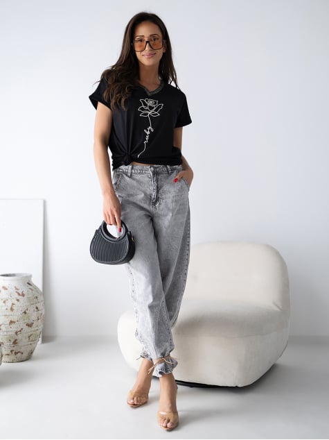 BLUZKA ELISORA CZARNA