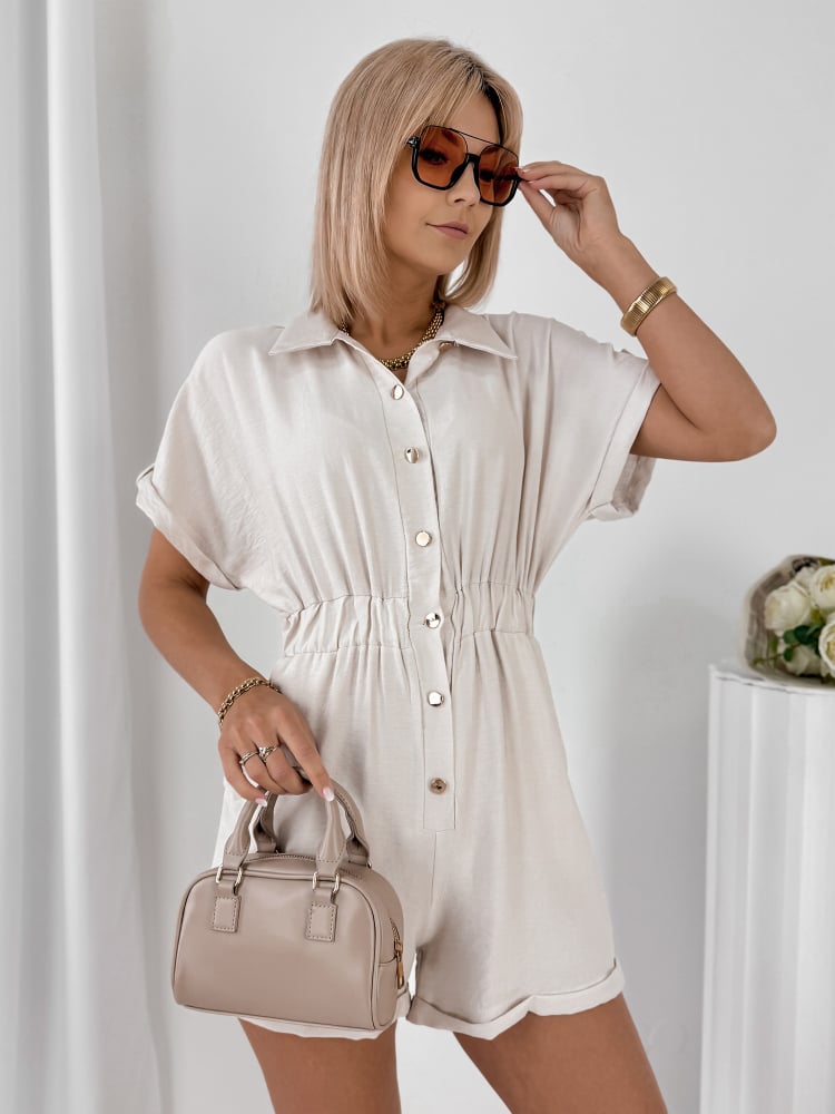 KOMBINEZON OMAKIA BEŻOWY