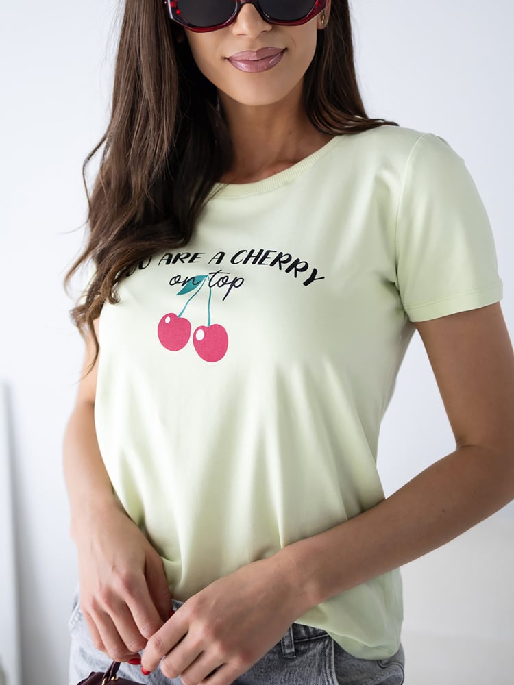 BLUZKA ZENARA LIMONKOWA