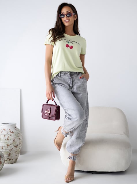 BLUZKA ZENARA LIMONKOWA