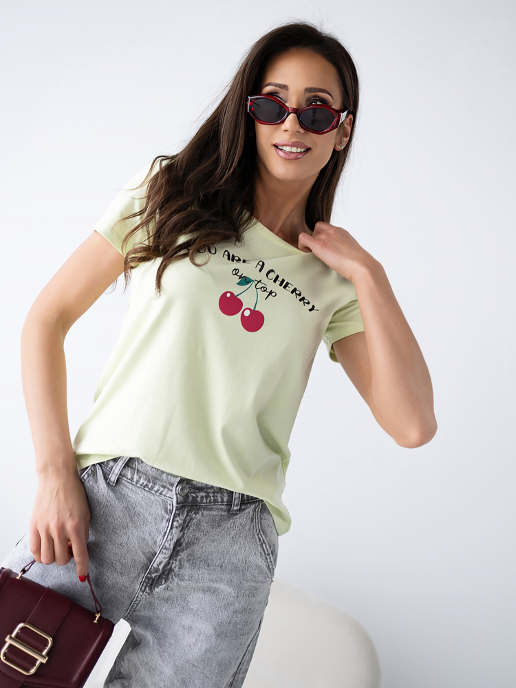 BLUZKA ZENARA LIMONKOWA