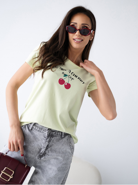 BLUZKA ZENARA LIMONKOWA