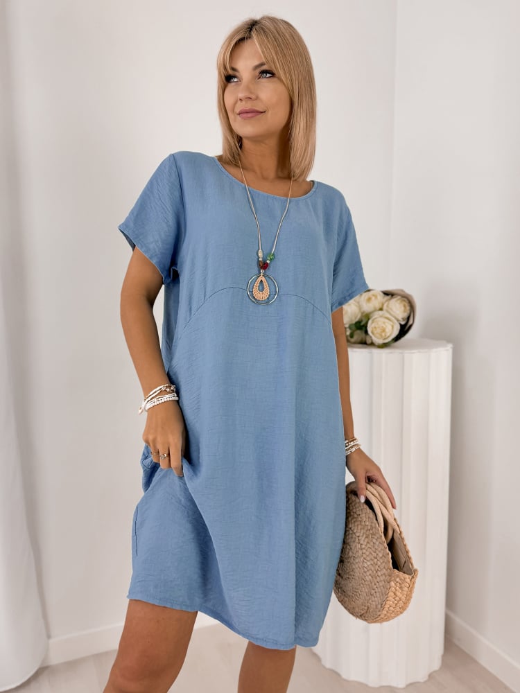 SUKIENKA TANIRA NIEBIESKA