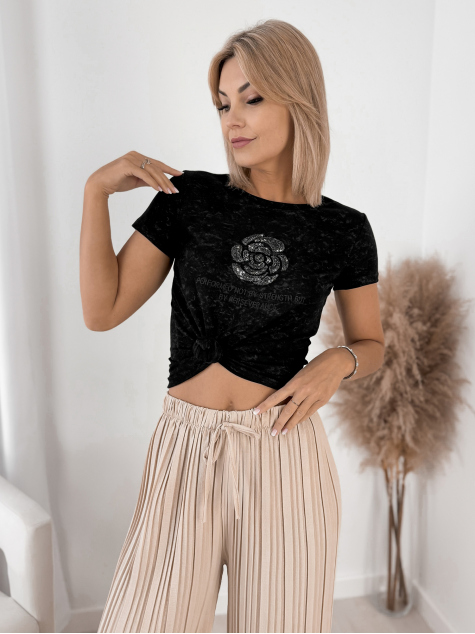 BLUZKA SOLANA CZARNA