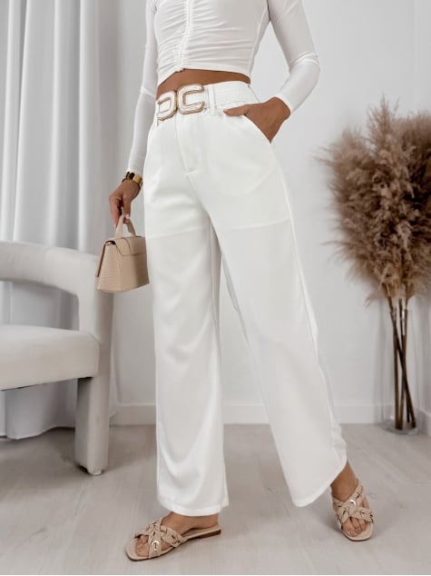 SPODNIE SOFRESA BIAŁE