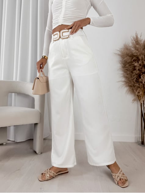 SPODNIE SOFRESA BIAŁE