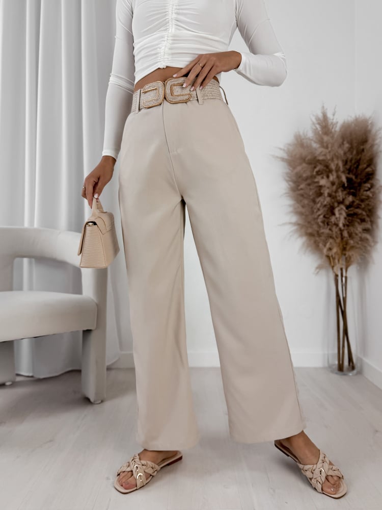 SPODNIE SOFRESA BEŻOWE