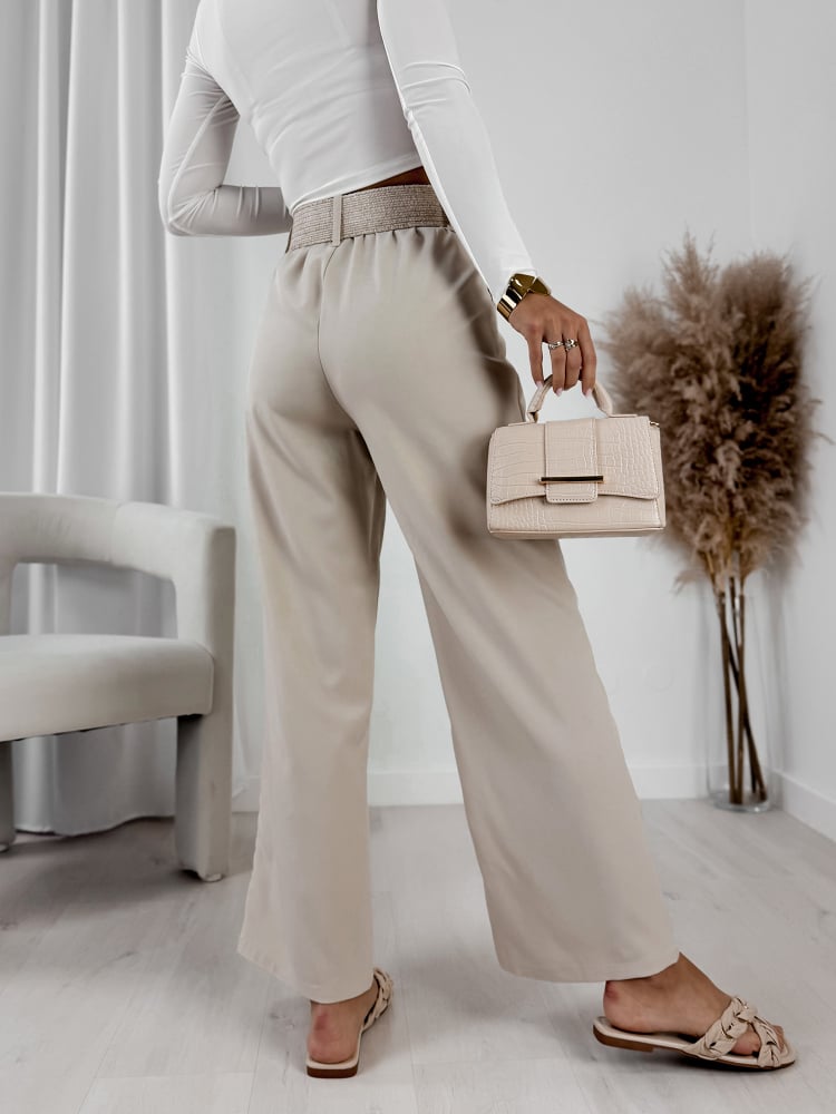 SPODNIE SOFRESA BEŻOWE