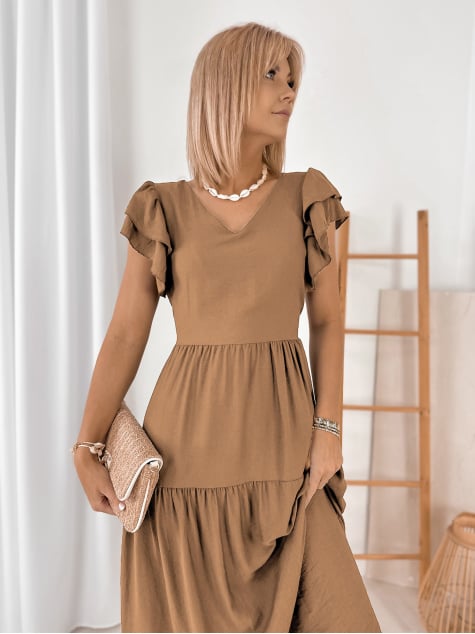 SUKIENKA ISKARA KARMELOWA