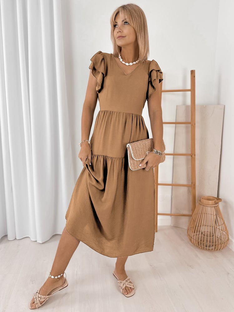 SUKIENKA ISKARA KARMELOWA