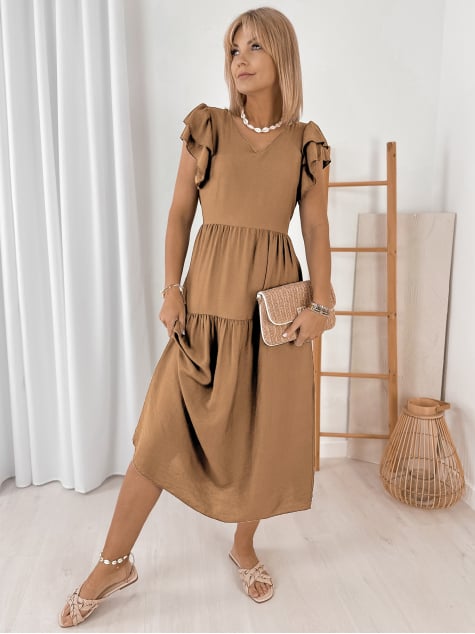 SUKIENKA ISKARA KARMELOWA