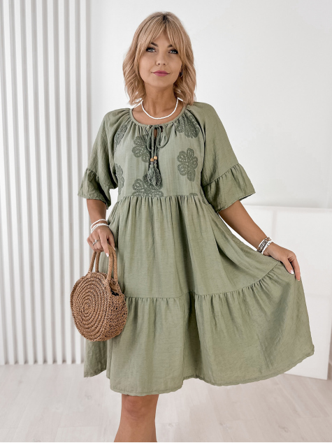 SUKIENKA ARIZENA KHAKI
