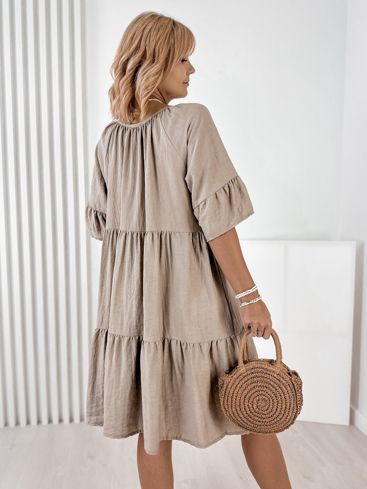 SUKIENKA ARIZENA CIEMNOBEŻOWA