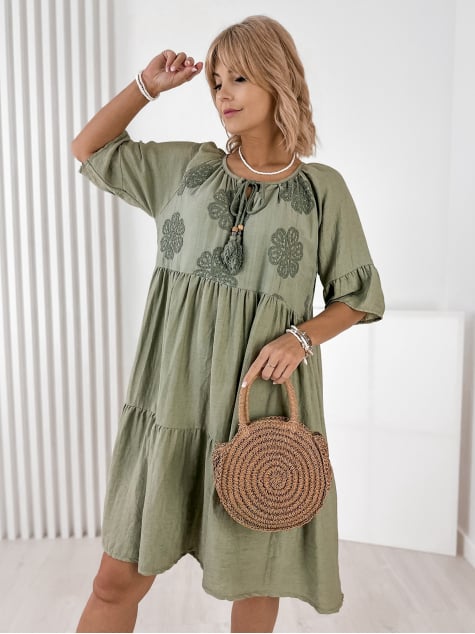 SUKIENKA ARIZENA KHAKI