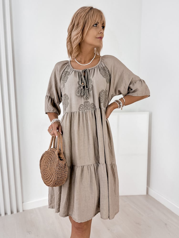 SUKIENKA ARIZENA CIEMNOBEŻOWA