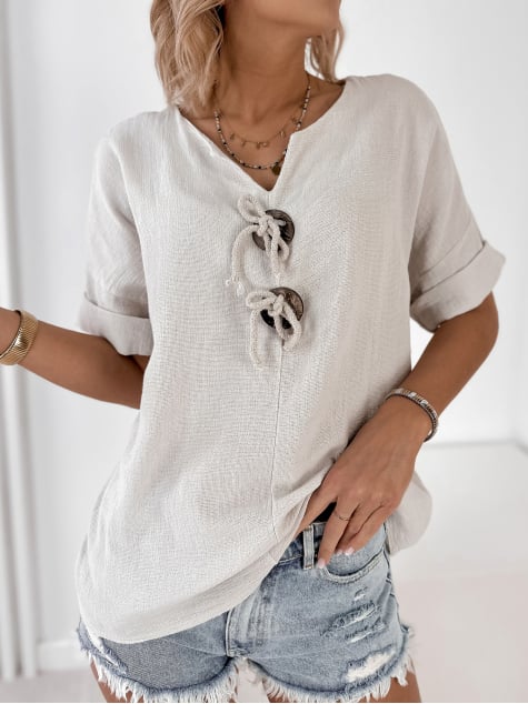 BLUZKA TERENZA BEŻOWA