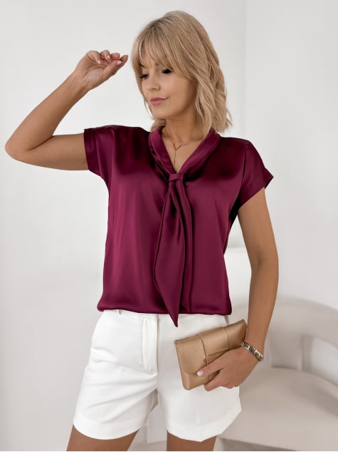 BLUZKA ROXANA  BORDOWA