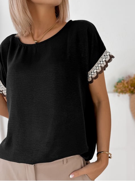 BLUZKA GENUA CZARNA