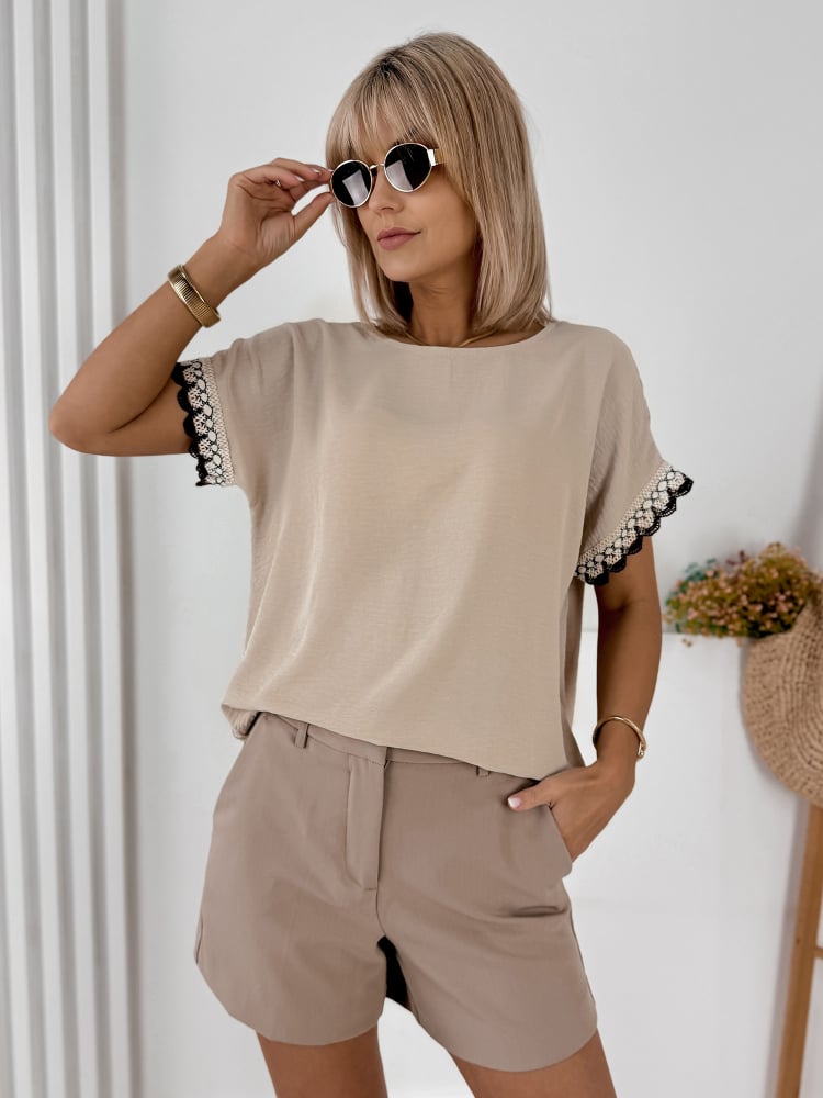 BLUZKA GENUA BEŻOWA