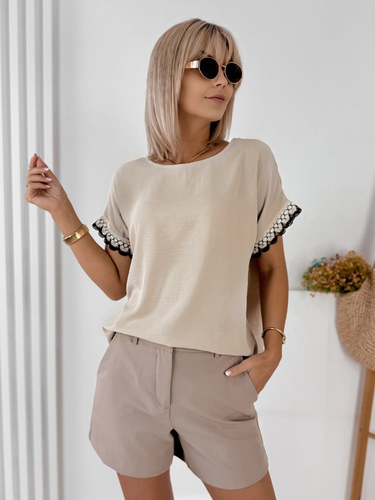 BLUZKA GENUA BEŻOWA