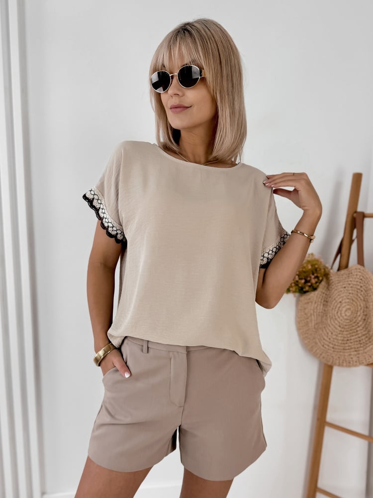 BLUZKA GENUA BEŻOWA