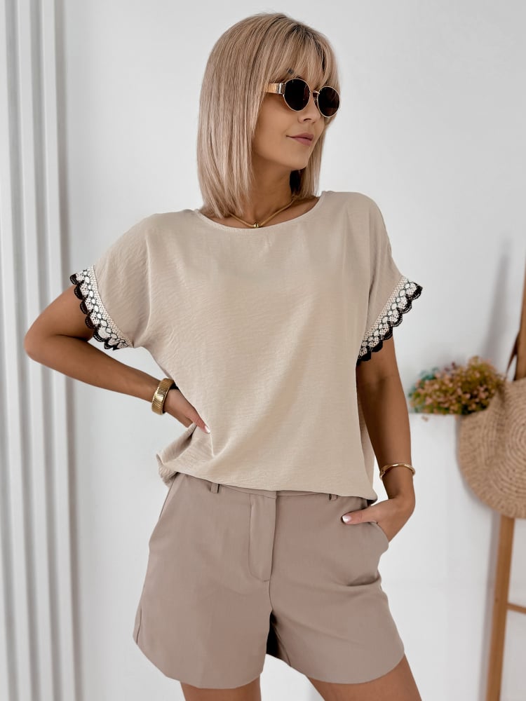 BLUZKA GENUA BEŻOWA