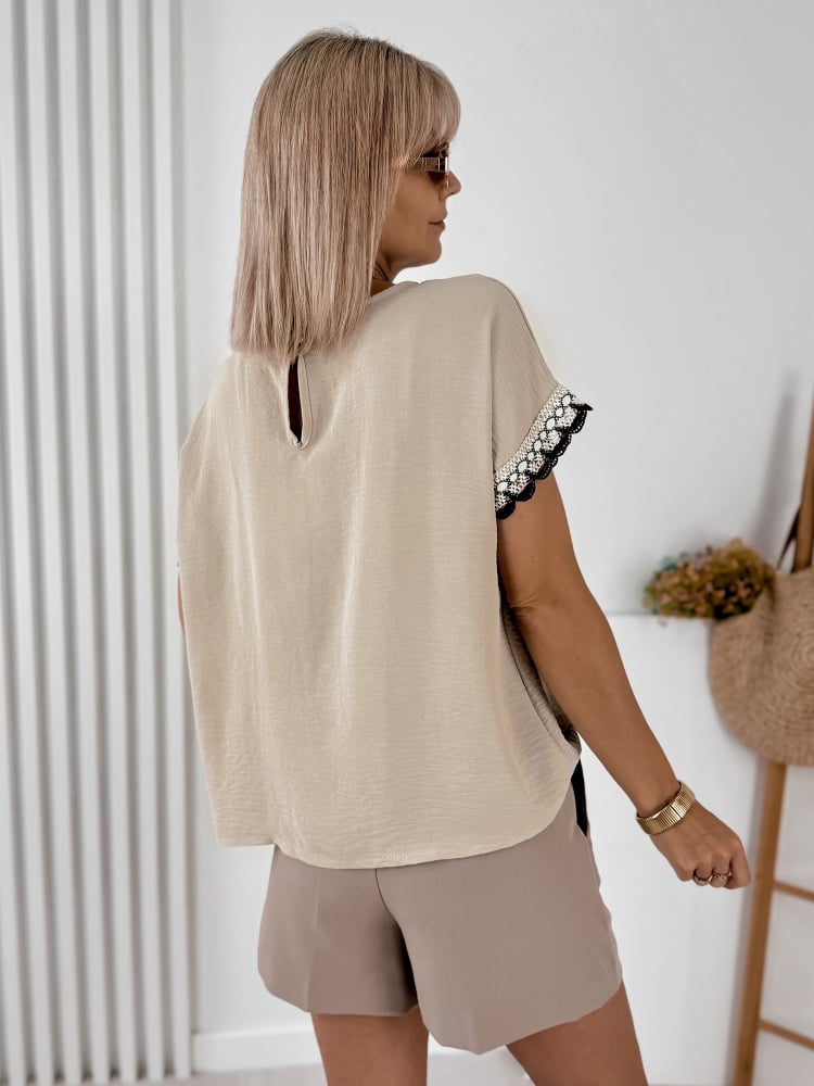 BLUZKA GENUA BEŻOWA