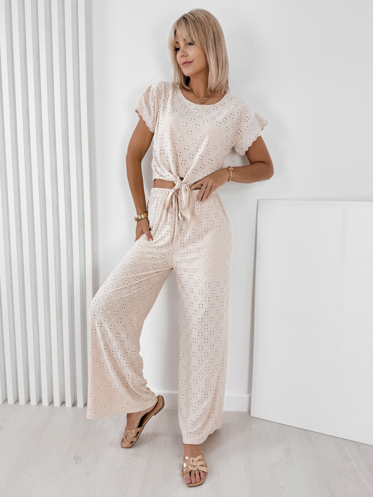 BLUZKA CAROLISSA BEŻOWA