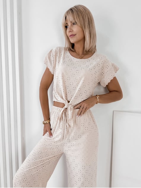 BLUZKA CAROLISSA BEŻOWA