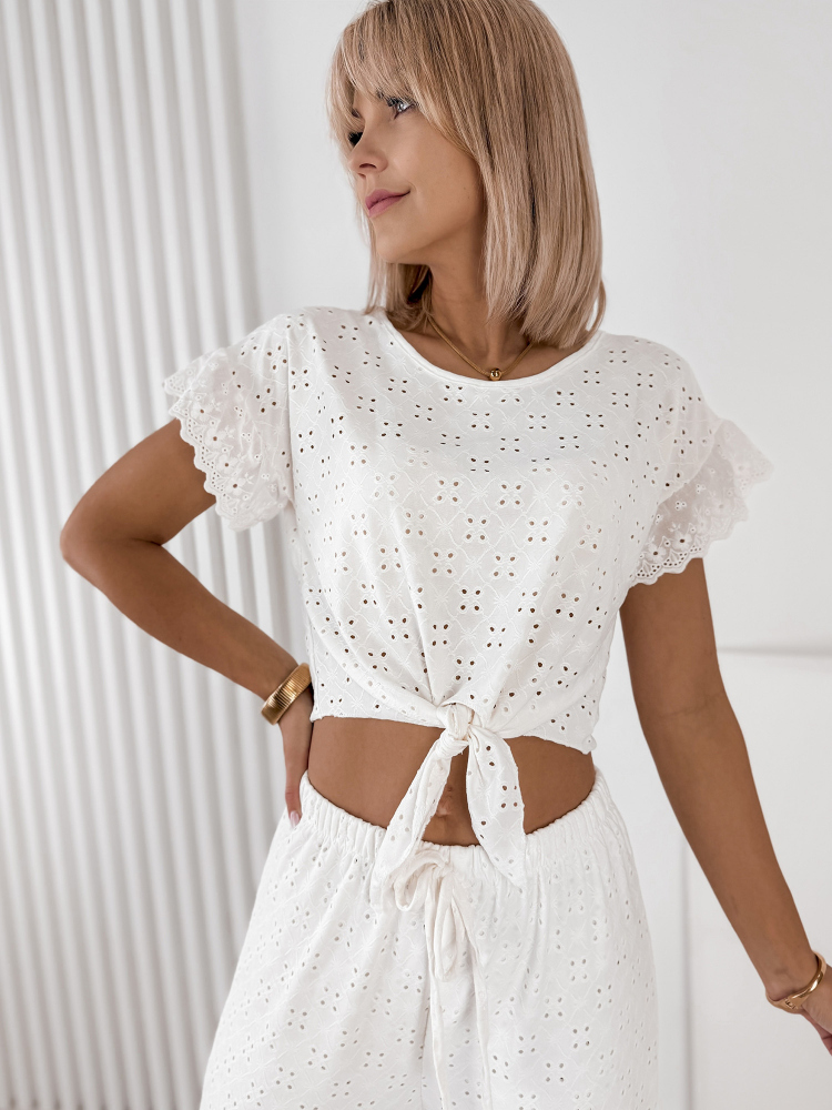 BLUZKA CAROLISSA BIAŁA