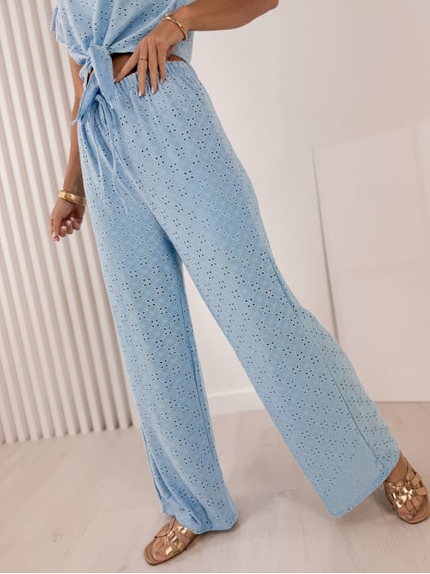 SPODNIE CAROLISSA BŁĘKITNE