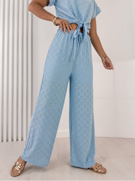 SPODNIE CAROLISSA BŁĘKITNE