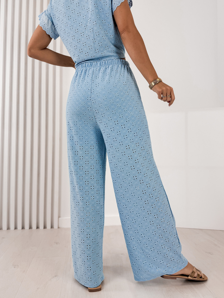 SPODNIE CAROLISSA BŁĘKITNE