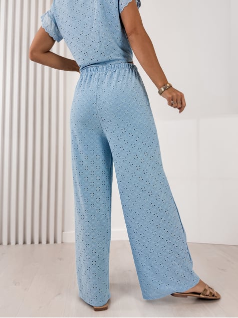 SPODNIE CAROLISSA BŁĘKITNE