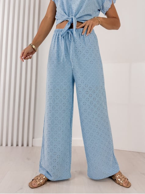 SPODNIE CAROLISSA BŁĘKITNE
