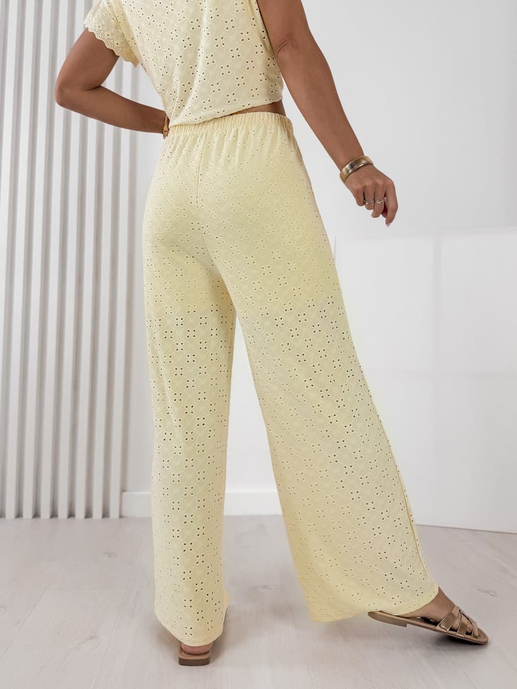 SPODNIE CAROLISSA ŻÓŁTE