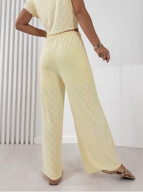 SPODNIE CAROLISSA ŻÓŁTE