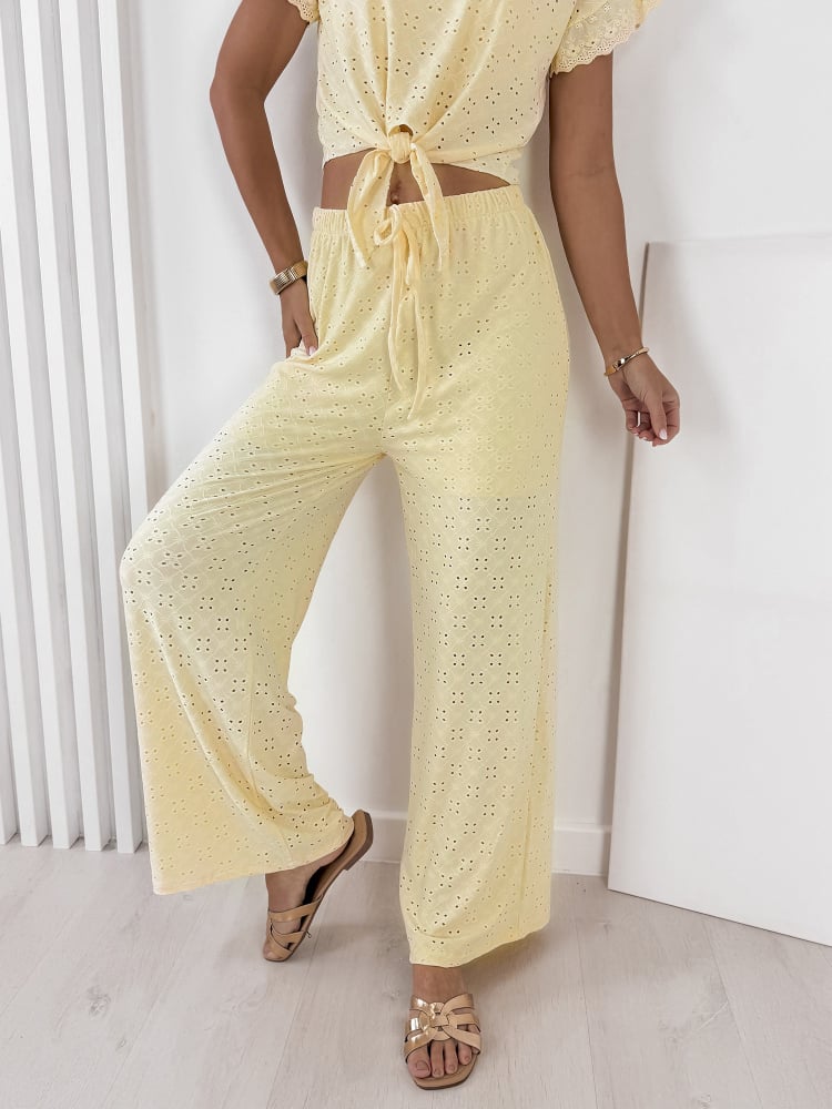 SPODNIE CAROLISSA ŻÓŁTE