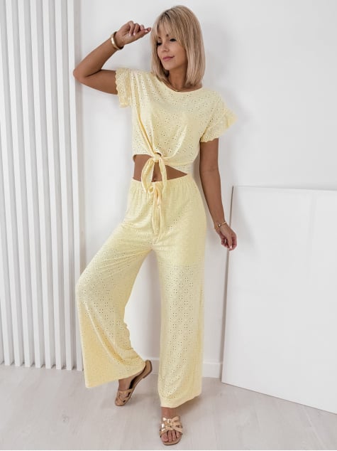 SPODNIE CAROLISSA ŻÓŁTE