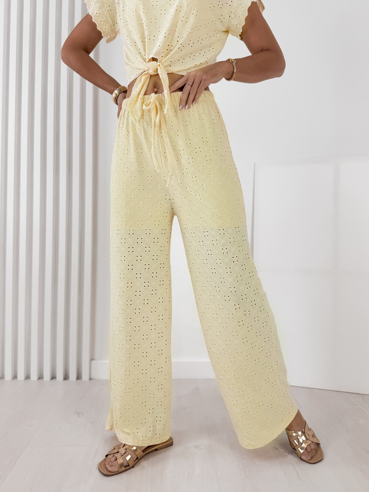 SPODNIE CAROLISSA ŻÓŁTE