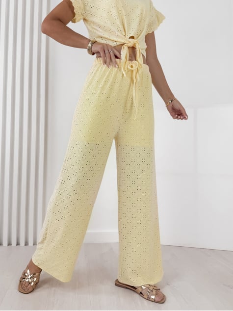 SPODNIE CAROLISSA ŻÓŁTE