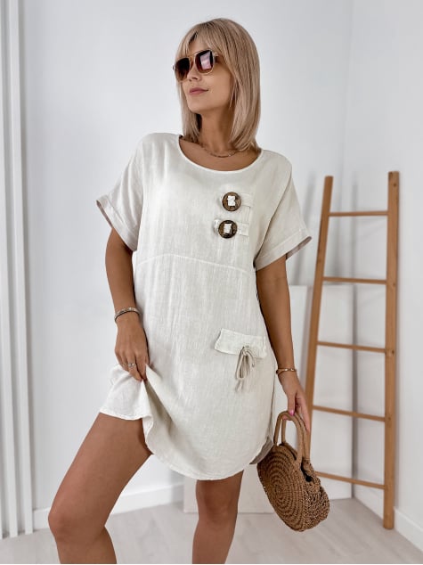 SUKIENKA TAORMIA BEŻOWA